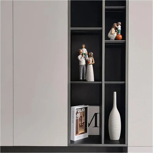 Vista 8 de Figuras Familiares Decorativas de Resina Estatua de Madre e Hijo Regalos para Decoración del Hogar - Cumpleaños, Acción de Gracias, Navidad, Día
