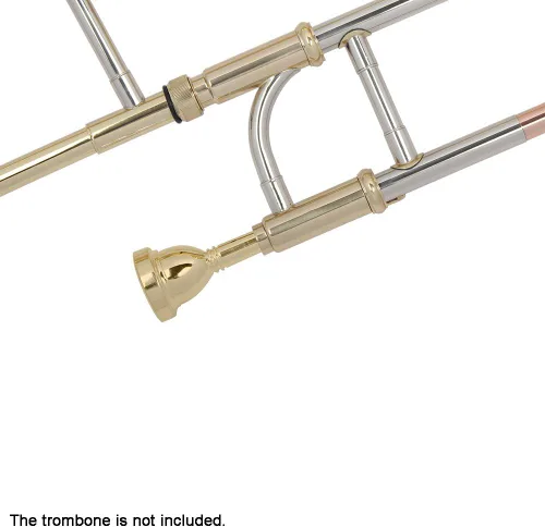 Vista 5 de Andoer boquilla para trombón alto, 6.5 AL, plata u oro, Dorado