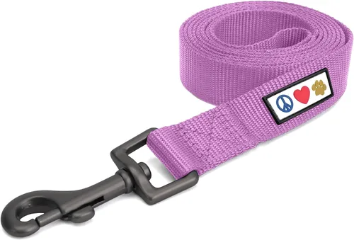 Vista 38 de Pawtitas - Correa personalizada de 6 pies para perro rosa XS/S con nombre y número de teléfono bordados, correa fuerte de nylon para razas pequeñas