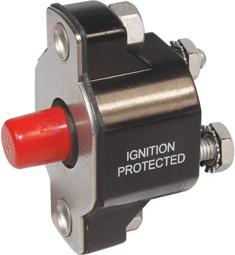 Vista 2 de Blue Sea Systems Interruptores automáticos de botón de servicio medio