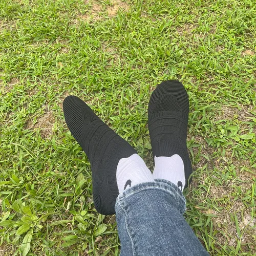 Vista 3 de Pantuflas ligeras de agarre para interiores y mujeres, antideslizantes, para hacer ejercicio en casa, yoga, para hombres y mujeres