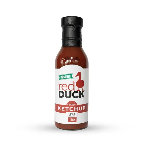 Vista 10 de Red Duck Ketchup orgánico original, sin gluten, totalmente natural, 14 onzas