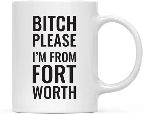 Vista 13 de Andaz Press Taza de café de 11 onzas, regalo de broma, Bitch Please I'm from Alabama, paquete de 1, incluye caja de regalo, divertidas ideas