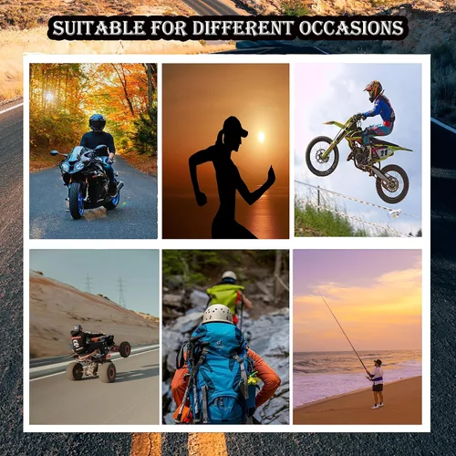 Vista 5 de Guantes de motocicleta Fast Passion para hombres/mujeres - Guantes de bicicleta todoterreno y motocross con características antideslizantes