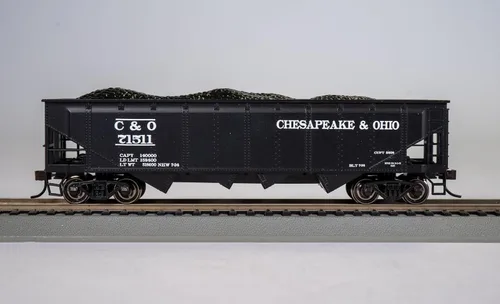 Vista 2 de Bachmann Industries 40' Quad Hopper & O # 71511 (escala HO)