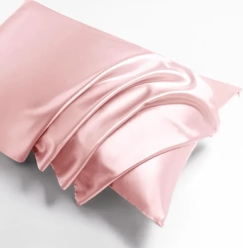 Vista 8 de THXSILK funda de almohada de seda de morera para cabello y piel, con cremallera oculta, seda de morera natural de 19 momme en ambos lados Negro