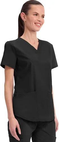 Vista 5 de CHEROKEE Workwear Profesionales cuello en V Negro