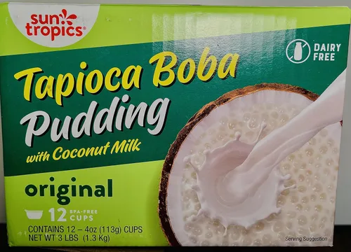 Vista 8 de Sun Tropics Pudín de Tapioca, Chocolate Pudines Veganos, Pudines Sin Lácteos Sin Gluten, Sin OGM Copitas de Pudín Listas para Comer 4.0oz