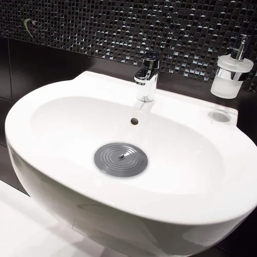 Vista 4 de VIGOR PATH Juego de 2 tapones de silicona para bañera – Tapones de fregadero de 5.9 pulgadas – Cubiertas planas de drenaje de bañera, captador