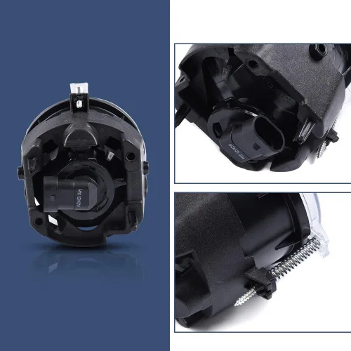 Vista 5 de PIT66 Conjunto de luces antiniebla para parachoques delantero compatible con Dodge Charger 2006-2009/Dodge Challenger 2008-2010 con bombillas