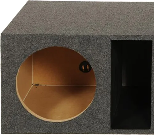 Vista 5 de QPower HD212VL - Caja de subwoofer doble ventilada de 12 pulgadas