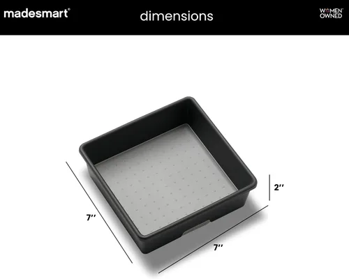 Vista 6 de madesmart Contenedor de almacenamiento clásico de 6 x 6, granito