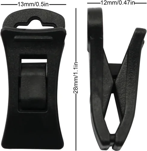Vista 2 de XGNG 20 clips antideslizantes para calcetines y organizador de cajones con gancho, colgador de alambre de bricolaje para lavandería y lavado