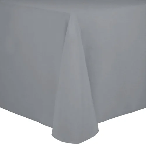 Vista 43 de Ultimate Textile Cotton-Feel - Mantel ovalado de poliéster hilado resistente a las manchas y a las arrugas, lavable a máquina, color berenjena, 1