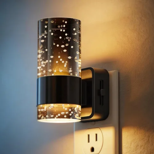 Vista 34 de JandCase Luz Nocturna de Vela, Luces Nocturnas que se Enchufan a la Pared, Blanco Suave 3000K, Brillo Ajustable 0-100LM, Sensor de Anochecer a