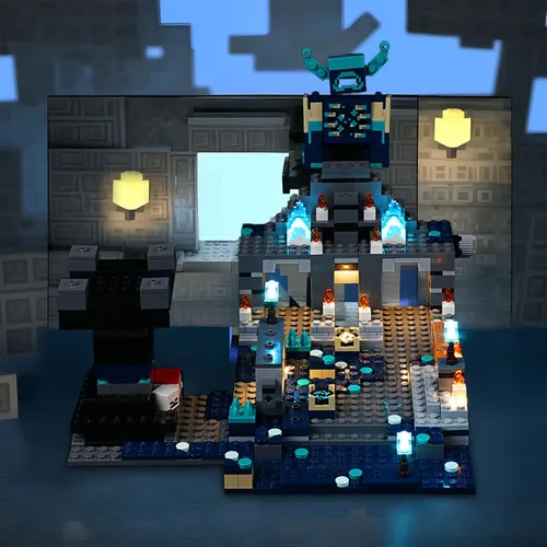 Vista 6 de BrickBling Kit de luces compatible con Lego The Deep Dark Battle Playset, iluminación creativa compatible con Lego 21246, gran regalo para niños