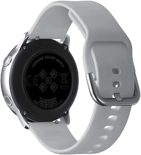 Vista 3 de Samsung Galaxy Watch Active - 1575in resistente al agua IP68 carga inalámbrica SM-R500N versión internacional plata