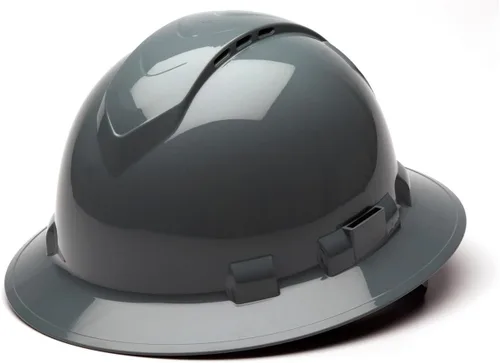 Vista 19 de Texas America Safety Company Casco duro RIDGELINE de ala completa con ajuste de perilla de 6 puntos y bolsa