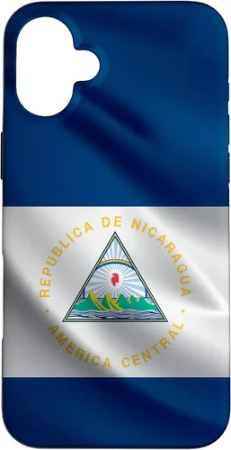 Vista 23 de Funda con la bandera de Nicaragua para iPhone 17