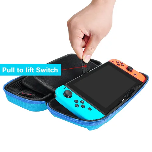 Vista 58 de daydayup Switch Carrying Case Compatible with Nintendo Switch 2, with 24 Games Cartridges Protective Hard Shell Travel Carrying Case Pouch for