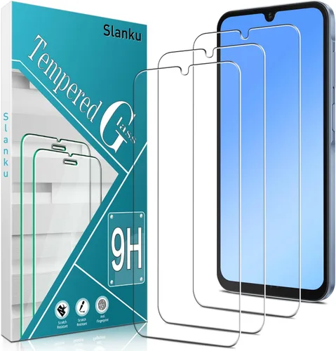 Vista 9 de Slanku Paquete de 3 protectores de pantalla para Samsung Galaxy S23 Plus Transparente