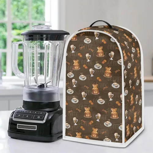 Vista 25 de Aztec Cow - Funda para batidora de girasoles con mango superior, ligera, lavable, para cocina, cafetera, decoración de procesadores de alimentos