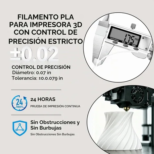 Vista 4 de Kingroon PLA - Filamento para impresora 3D, 10 carretes, precisión dimensional de +/- 0.02 mm, carrete de 10 kg (22 libras), 1.75 mm, 5 negro + 5