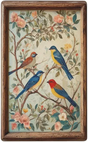 Vista 118 de Cubiertas Decorativas para Interruptores de Luz Arte de Pájaros BirdArt 1 Gang Salida Dúplex Individual Placa de Pared Placa de Interruptor Placa
