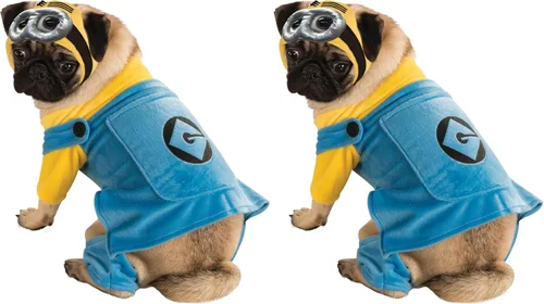 Vista 12 de Disfraz de minion de Mi villano favorito 2 para mascota, 2x, Azul