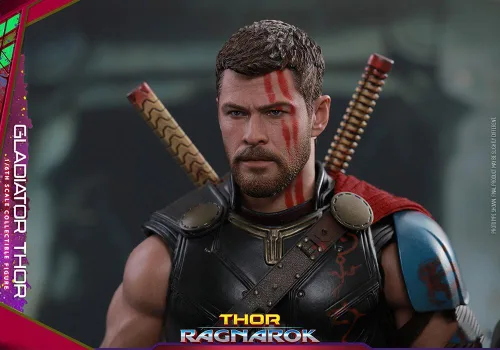 Vista 3 de Marvel Thor 3: Ragnarok - Figura de acción a escala 1:6 de Gladiator Thor
