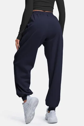 Vista 5 de AUTOMET Pantalones deportivos con forro polar para mujer holgados casuales de cintura alta pantalones deportivos con bolsillos