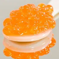 Vista 2 de Caviar de huevas de trucha rosa fresco - 1 x 16 oz