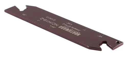 Vista 8 de Accusize Industrial Tools para insertos GTN-2, ancho 0.087–0.094 pulgadas, altura 0.75 pulgadas, NCIH19-2 Hoja ajustable de parada positiva
