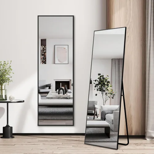 Vista 28 de NicBex Espejo de pared, espejo de aleación de aluminio de 36 x 24 pulgadas, espejo de pared para dormitorio, baño (horizontal/vertical), sala