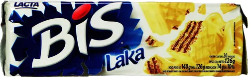 Vista 2 de Bis Lacta Galletas de oblea (chocolate Branco, paquete de 4)