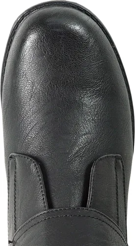 Vista 8 de KOZI Canada Ice Brake Women Waterproof Winter Snow Bootie Fur Lined Zipper or Hook-and-Loop Black