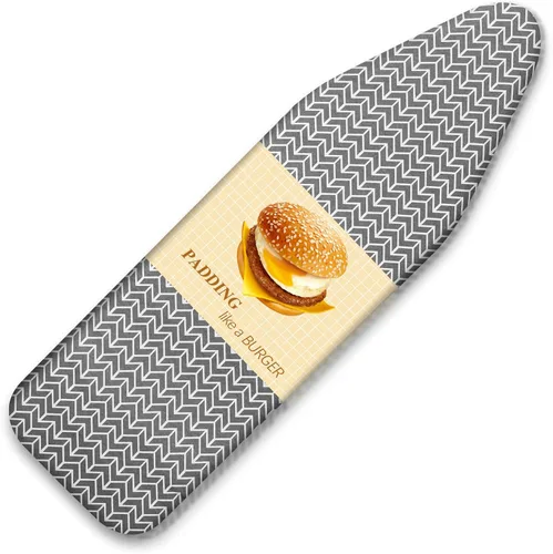 Vista 11 de BNDX Funda para tabla de planchar, 18" x 49" pulgadas tamaño estándar acolchado grueso con cordón Bongee, resistente a las manchas y quemaduras