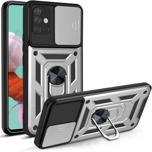 Vista 105 de Compatible con Tecno Pova Neo 2 Bracket Shell, con cubierta deslizante para lente de cámara compatible con Tecno Pova Neo 2 LG6n Case Negro