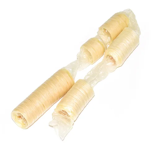 Vista 6 de Tubo seco de la cubierta de la salchicha del cerdo de las tripas comestibles del colágeno para la máquina del fabricante de la salchicha, 14m28m m