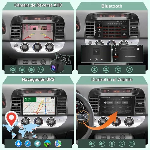 Vista 5 de [2G+64G] Radio de coche Android para Toyota Camry 2000-2006