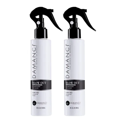 Vista 10 de DAMANCI Empowering Blowout Spray, protector térmico para cabello, protector térmico profesional, tamaño de viaje 2.3 onzas
