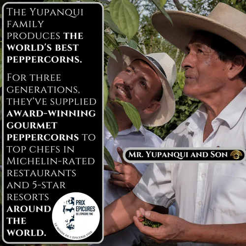 Vista 7 de YUPANQUI Smoked Peppercorns Whole - Best Smoked Black Pepper Organic for BBQ Grilling & Steak - Black Peppercorn Smoke Pepper corn for Grinder