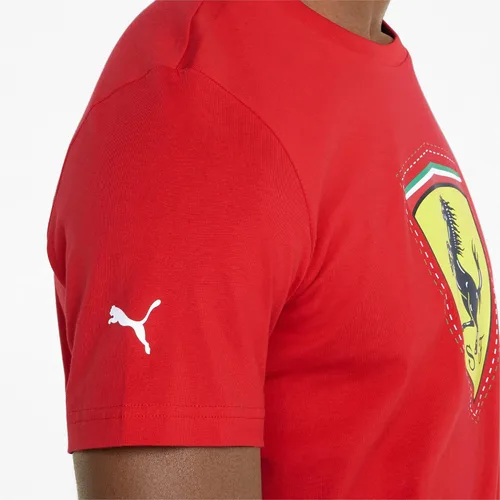 Vista 7 de PUMA Camiseta Ferrari Race de color Big Shield para hombre