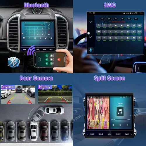 Vista 4 de Radio para Porsche Cayenne 2011-2015: unidad principal Android estéreo de coche 32G