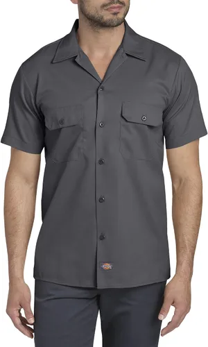 Vista 4 de Dickies Camisa de trabajo de manga corta Flex Slim Fit para hombre