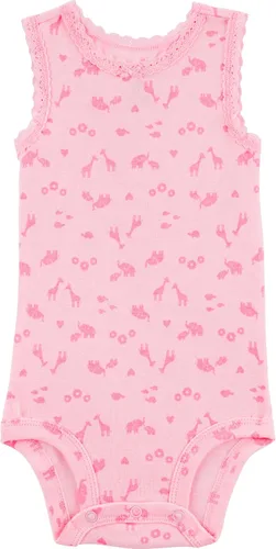 Vista 2 de Simple Joys by Carter's - Paquete de 6 mamelucos de manga corta para bebés niña