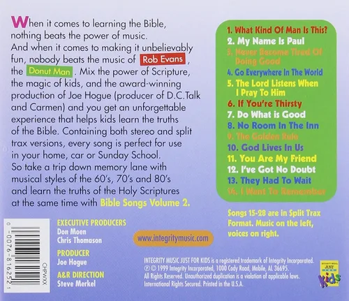 Vista 2 de Donut Man Bible Songs Vol. 2 Integrity Music