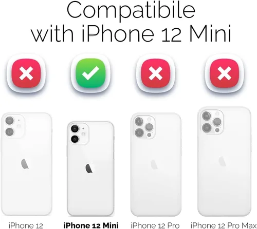 Vista 4 de ERT GROUP Funda de teléfono móvil para iPhone 12 Mini Original y con licencia oficial Disney Patrón Merida 002 adaptado de manera óptima a