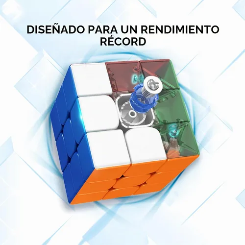 Vista 2 de Goliath NEXcube - Cubo clásico de velocidad sin calcomanías de 3 x 3, súper suave para un juego de acción rápido, rompecabezas para resolver