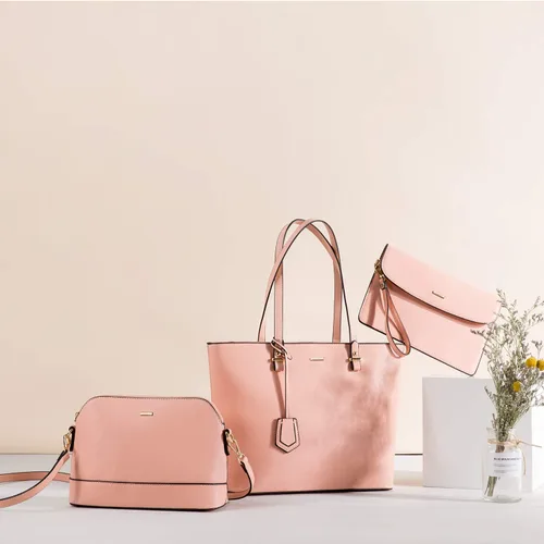Vista 7 de Juego de 3bolsos de mano para mujer, bolso estilo boho tipo bandolera para llevar colgado del hombro